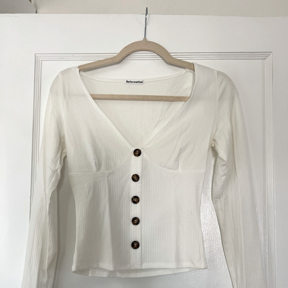 Reformation knit long sleeve